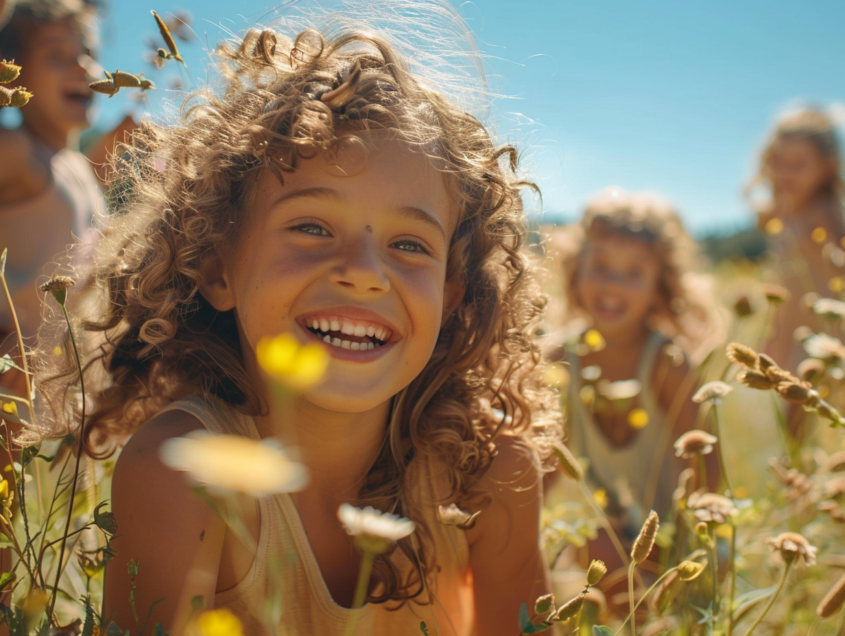 enfants bouclés