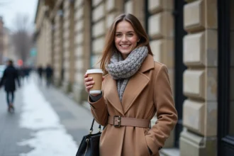 Tendances mode hivernales alliant confort et style pour rester élégante