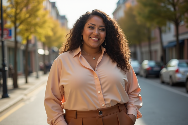 Vêtements pour femmes rondes avec ventre : astuces mode et conseils
